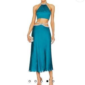 YAURA X REVOLVE Fife Skirt in Blue